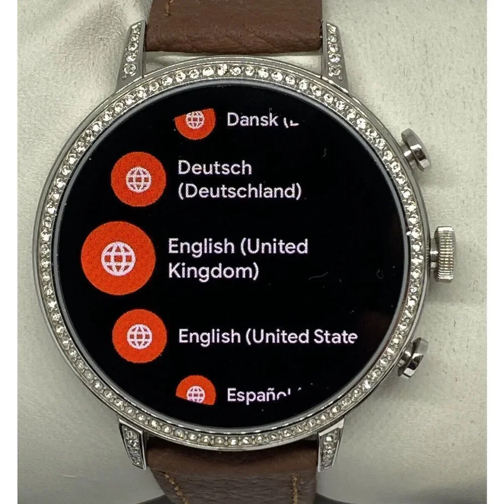 Fossil Gen 4 Authentic Digital Dial Smart Watch Custom Band FTW6013 DC428